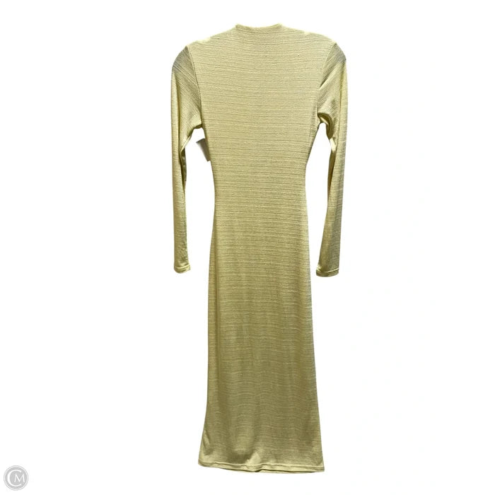 Dress Casual Midi By Significant Other In Yellow, Size: 2