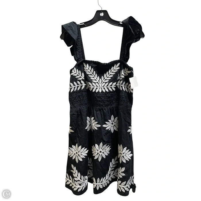Dress Casual Short By Anthropologie In Black, Size: L