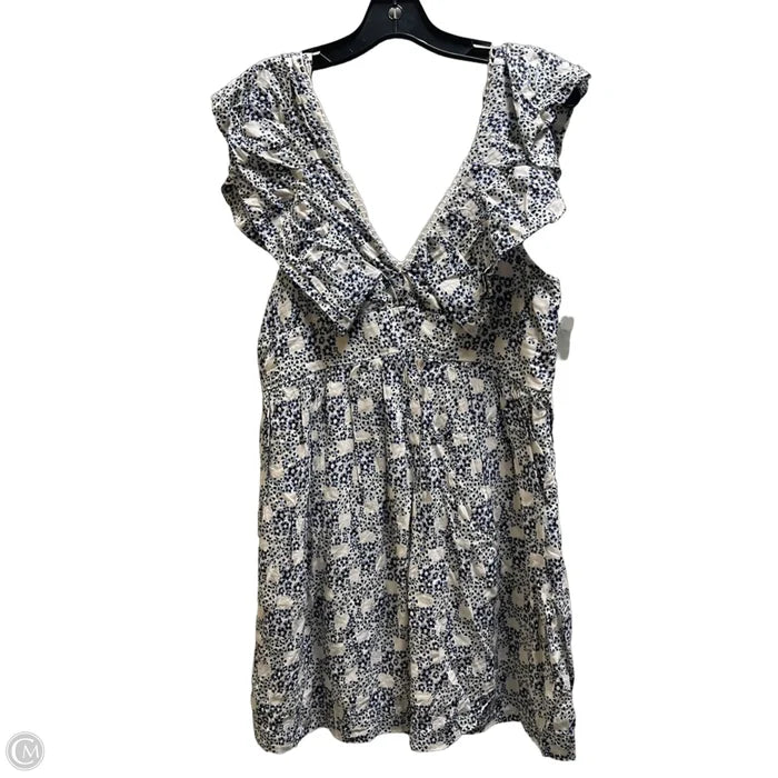 Dress Casual Short By Anthropologie In Blue, Size: Xs