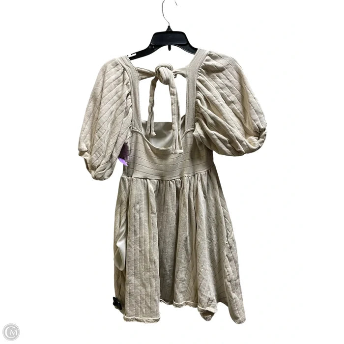 Dress Casual Short By By Together In Cream, Size: S