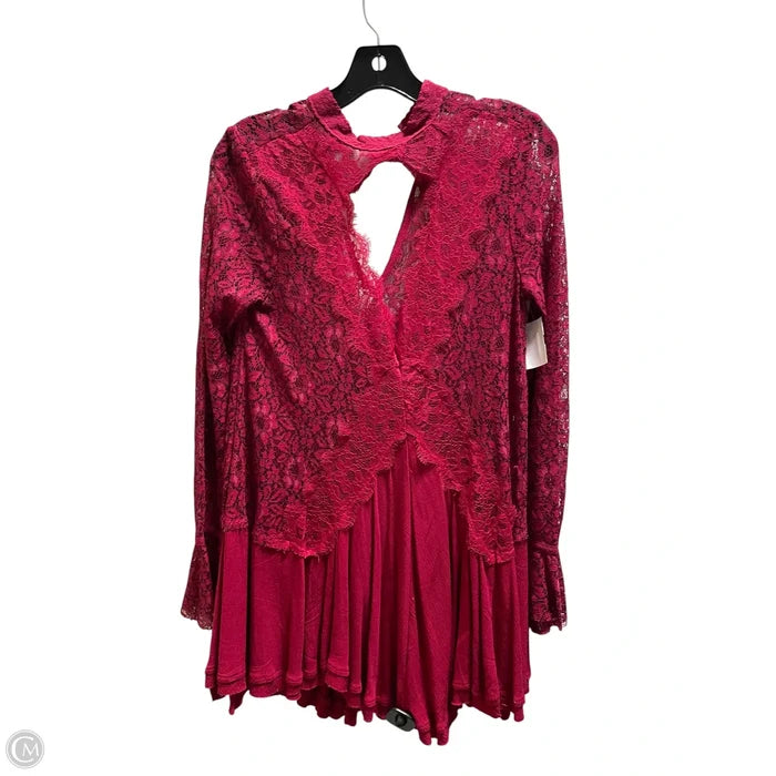 Dress Casual Short By Free People In Red, Size: Xs