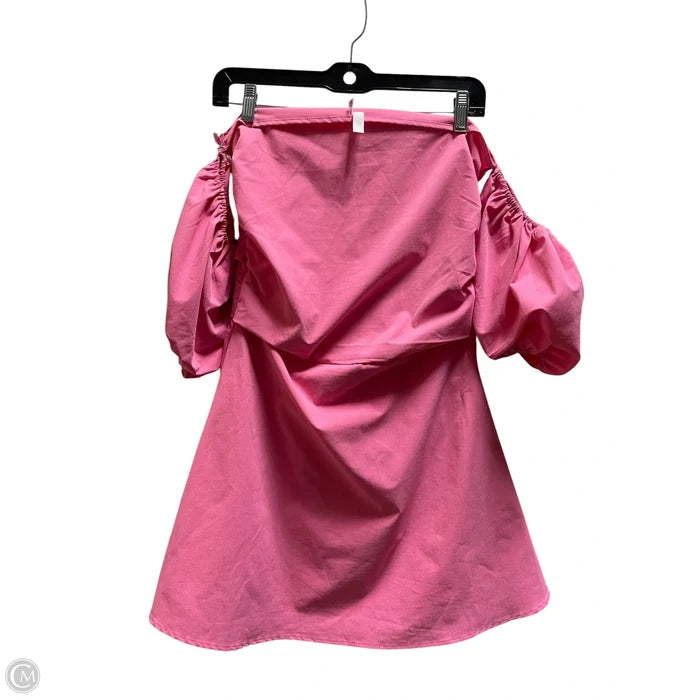 Dress Casual Short By Glam In Pink, Size: S