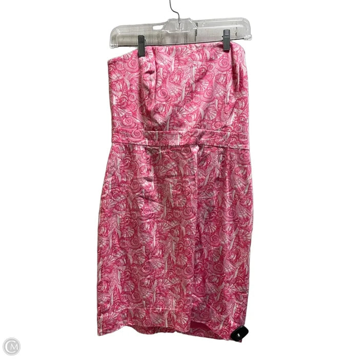 Dress Casual Short By Vineyard Vines In Pink, Size: M