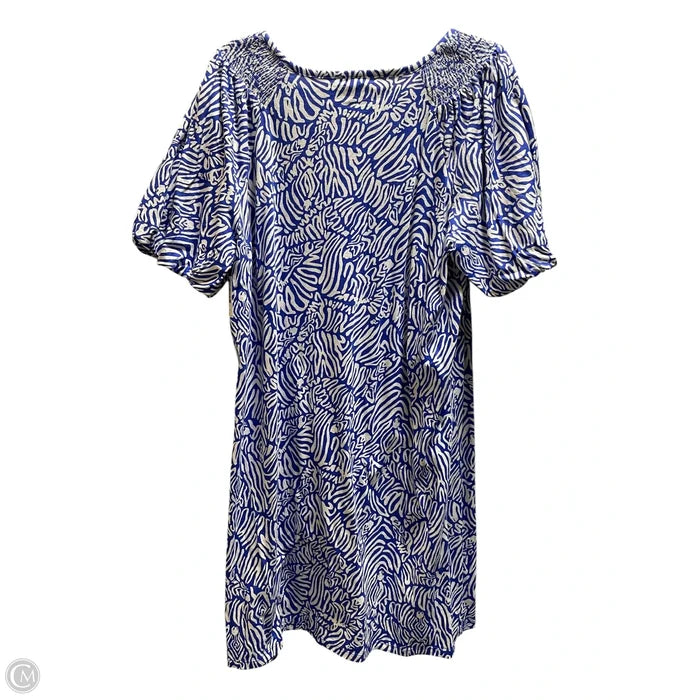 Dress Designer By Lilly Pulitzer In Blue, Size: Xl