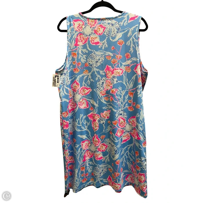 Dress Designer By Lilly Pulitzer In Blue, Size: Xl