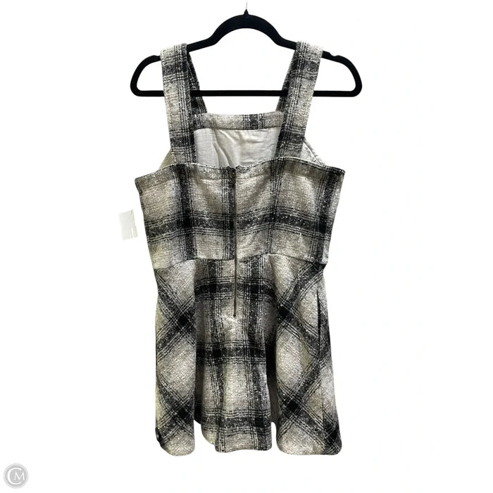 Dress Sweater By Anthropologie In Plaid Pattern, Size: 6