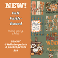 Fall Faith Based Mini Gang Sheet