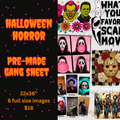 Halloween Horror Mini Gang Sheet
