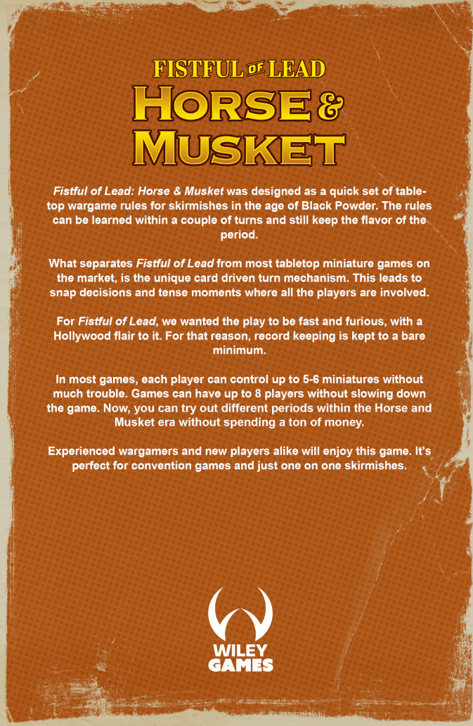 Horse and Musket - 2nd Edition - Printed