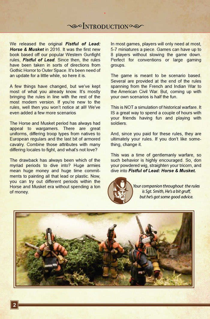 Horse and Musket - 2nd Edition - Printed