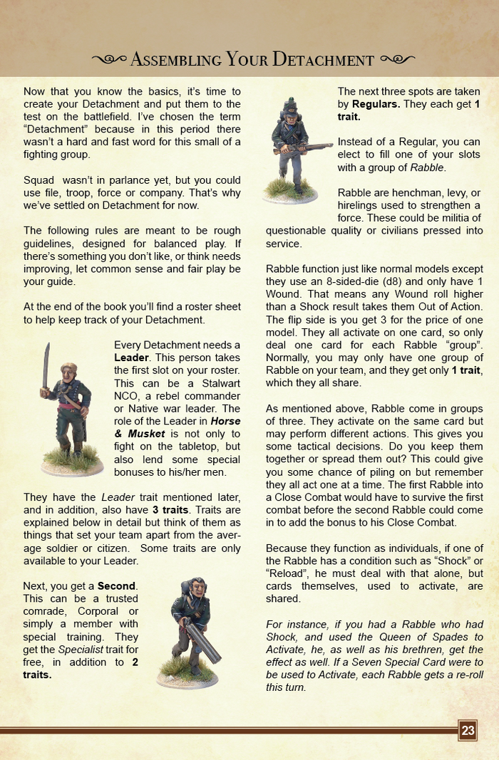 Horse and Musket - 2nd Edition - Printed