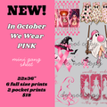 In October We Wear Pink Mini Gang Sheet