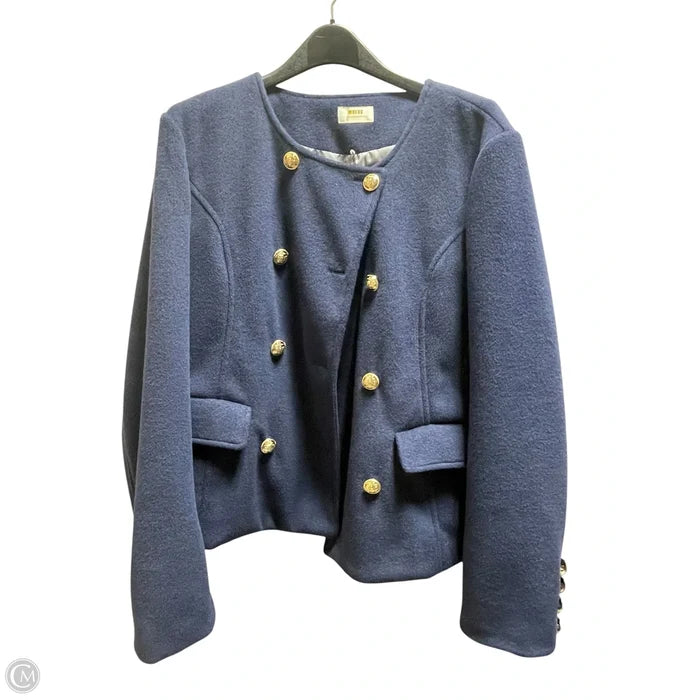 Jacket Fleece By Maeve In Navy, Size: S