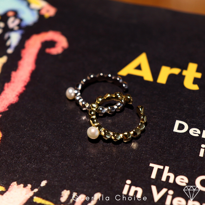JASMINE PEARL CHARM RING