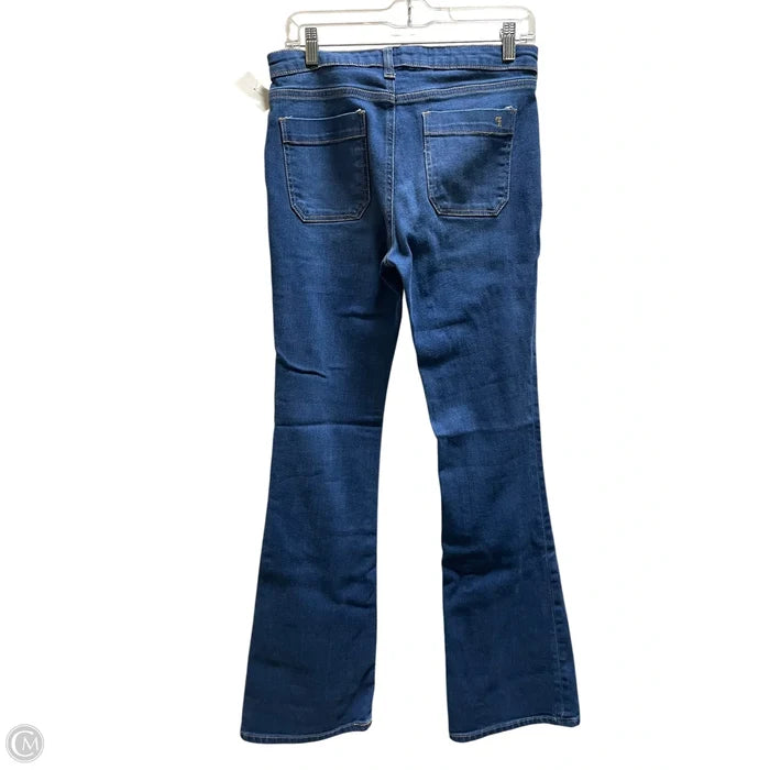 Jeans Boot Cut By Pilcro In Blue Denim, Size: S