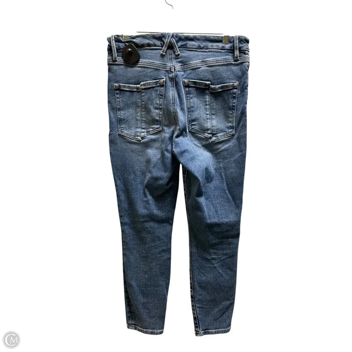 Jeans Skinny By Good American In Blue Denim, Size: 6