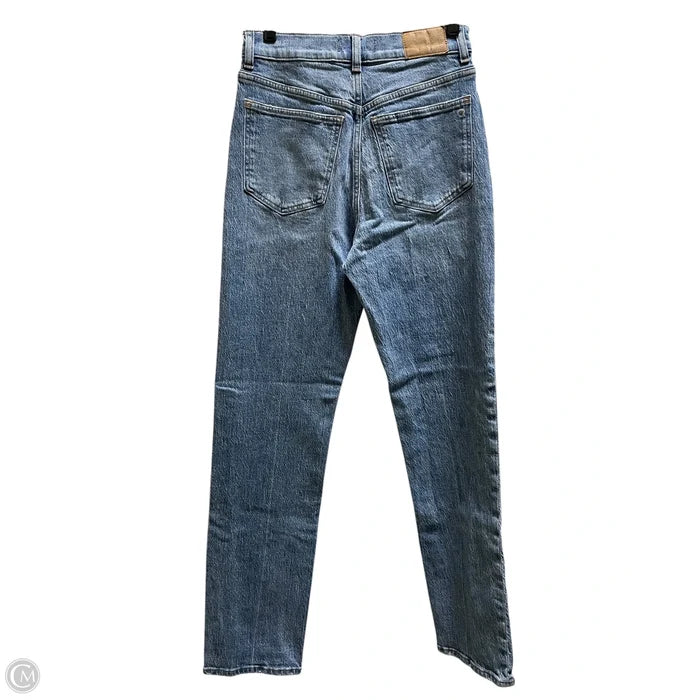 Jeans Straight By Madewell In Blue Denim, Size: 26