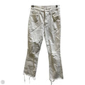 Jeans Straight By Mother In White, Size: 4