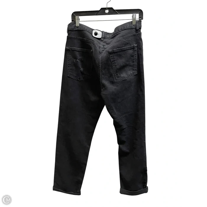 Jeans Straight By We The Free In Black Denim, Size: 6
