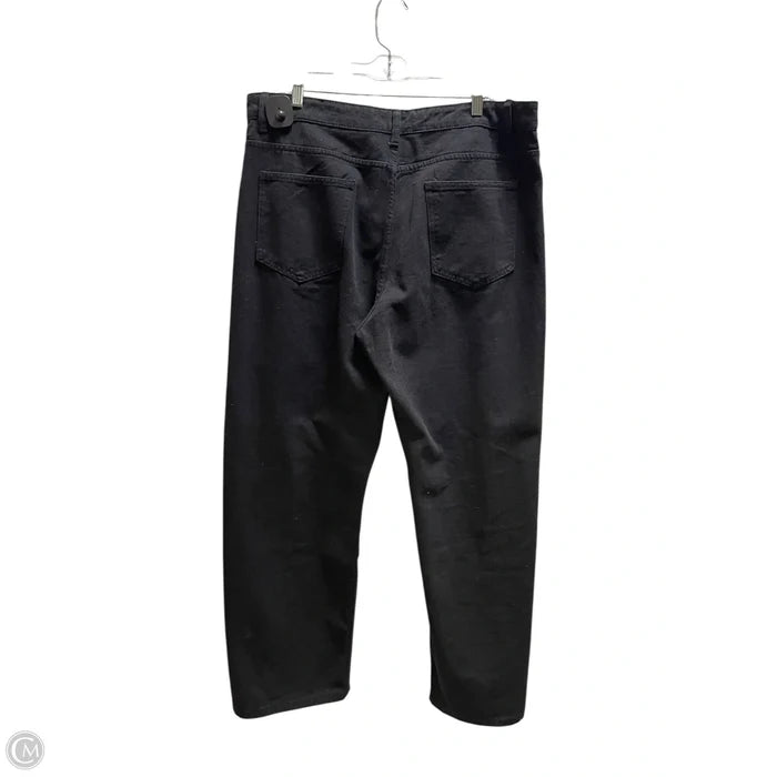 Jeans Wide Leg By Clothes Mentor In Black, Size: Xl