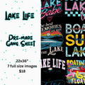 Lake Life Mini Gang Sheet