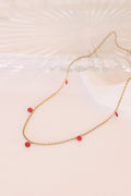 Madison Necklace in Red