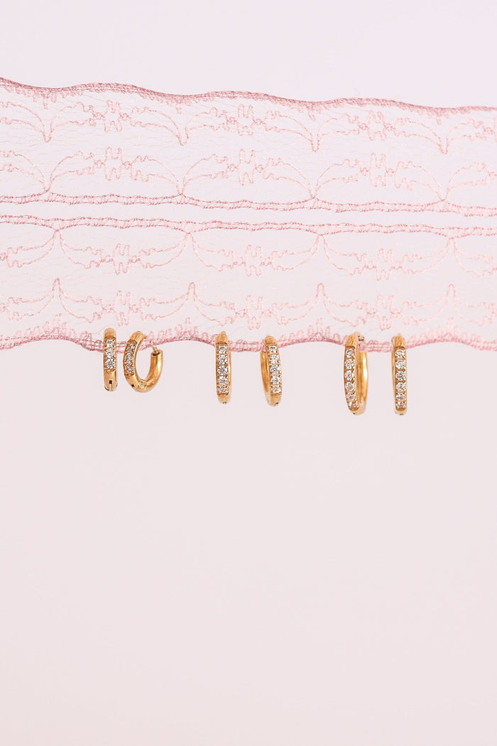 Micro Crystal Hoop