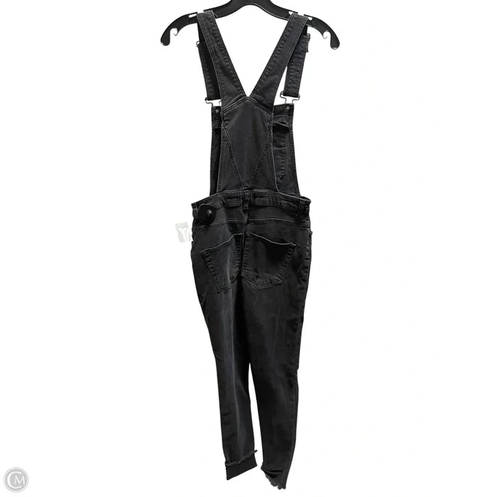 Overalls By Free People In Black Denim, Size: Xs