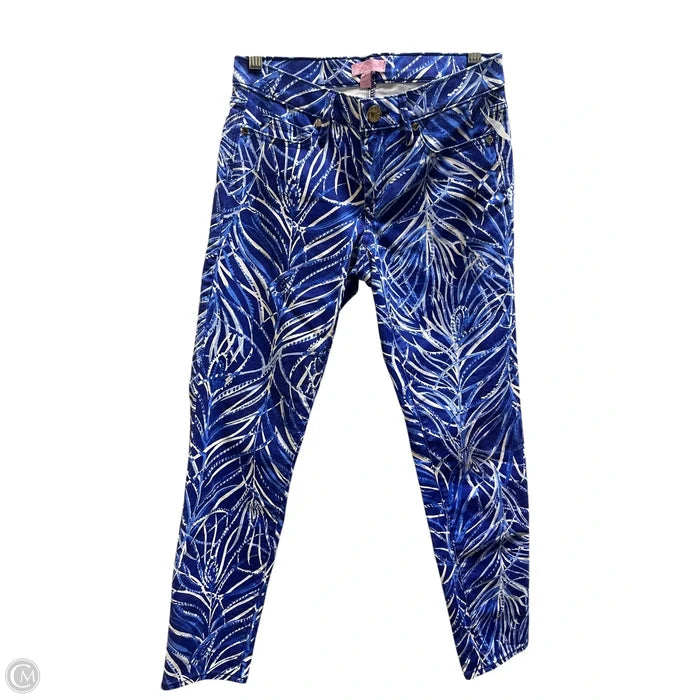Pants Designer By Lilly Pulitzer In Blue, Size: 4