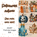 Patchwork Autumn Mini Gang Sheet