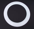 Plastic White Light Trim Ring Recessed Can 6" Inch Over Size Oversized Lighting Fixture