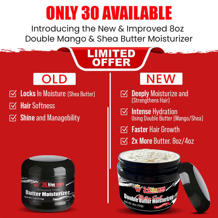 🔥Pre Order 🔥Double Butter Hair Moisturizer for Dry, Coarse Hair