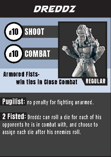 Resin 28mm Miniature - SciFi - Dreddz