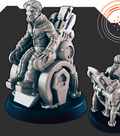 Resin 28mm Miniature - SciFi - Professor Rex
