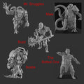 Resin Miniature Pack - Post Apocalypse - The Mutants