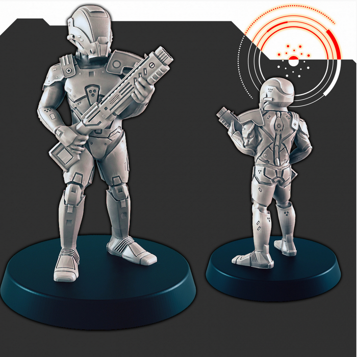 Resin Miniature Pack - Sci-Fi - Alpha Crew