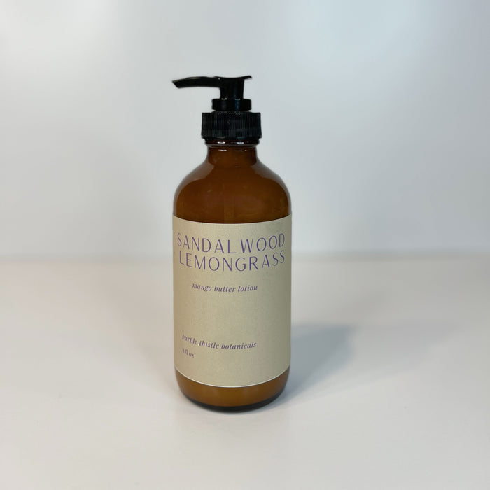 Sandalwood + Lemongrass Mango Butter Lotion