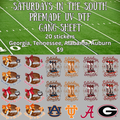 Saturdays in the South UV DTF Gang Sheet