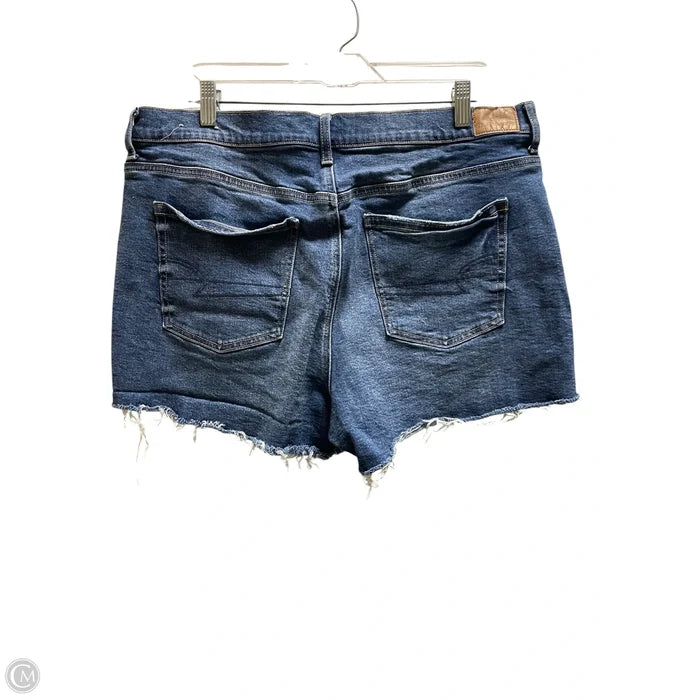 Shorts By American Eagle In Blue Denim, Size: 14