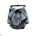 Shorts Set By Mable In Plaid Pattern, Size: L