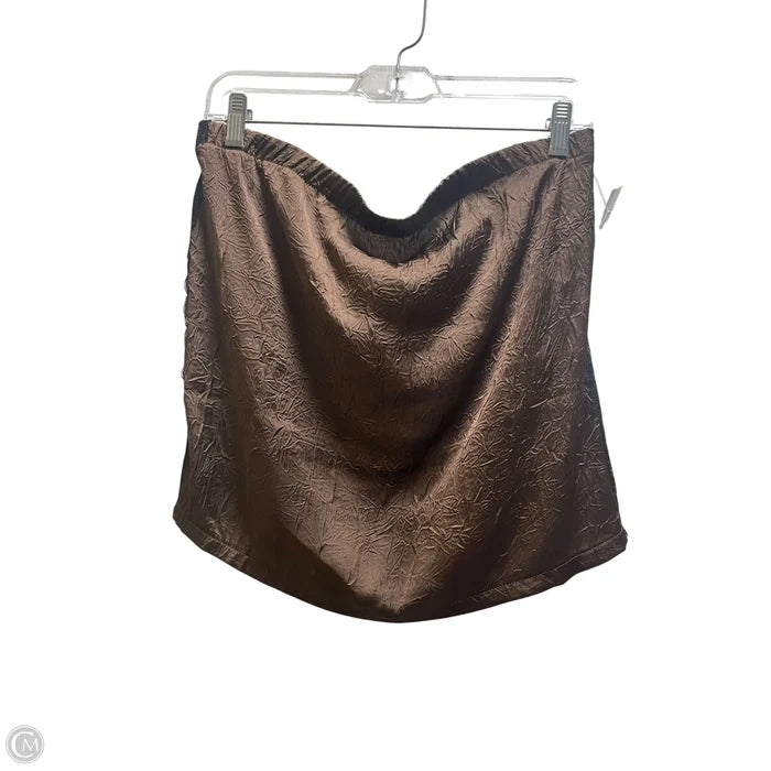 Skirt Midi By Anthropologie In Brown, Size: S