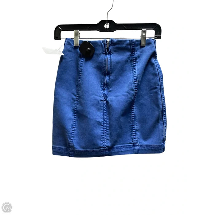 Skirt Mini & Short By Free People In Blue, Size: 0