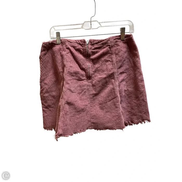 Skirt Mini & Short By Free People In Purple, Size: 10