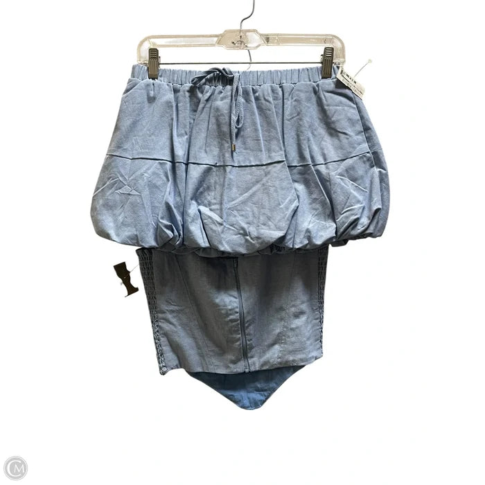 Skort 2pc Set By Clothes Mentor In Blue Denim, Size: S