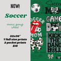 Soccer Mini Gang Sheet