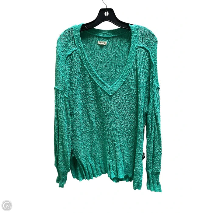 Sweater By Pilcro In Green, Size: M