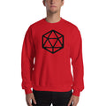 Sweatshirt - d20 in Black