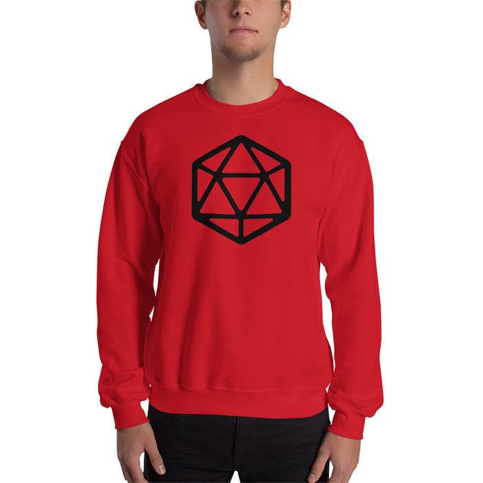 Sweatshirt - d20 in Black