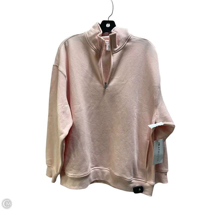 Sweatshirt Collar By Athleta In Pink, Size: M