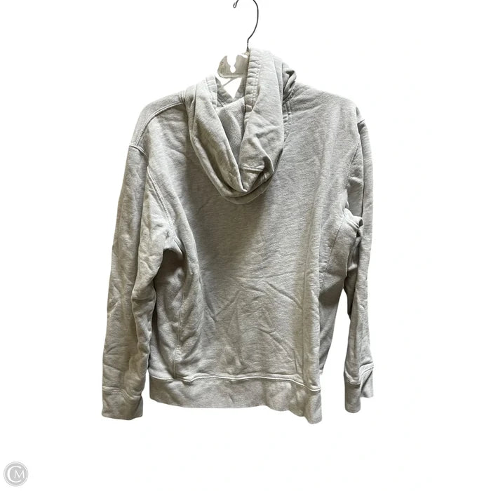 Sweatshirt Hoodie By Life Is Good In Grey, Size: M